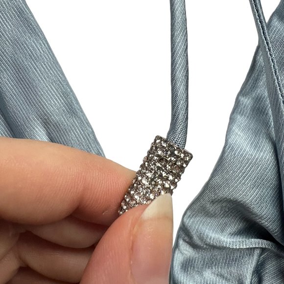 NWT Alexandre Vauthier Sleeveless Plunge-Neck Ruched Bodysuit Size S - Picture 6 of 12